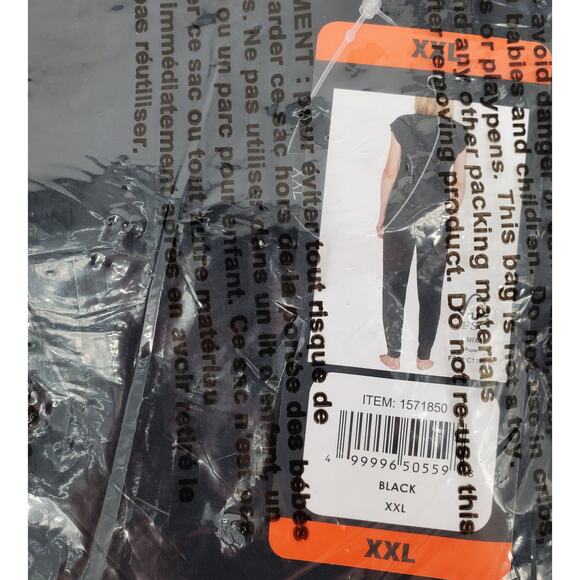 Badgley‎ Mischka 2 Piece Lounge Set Black Ladies' XXL New - Picture 7 of 8